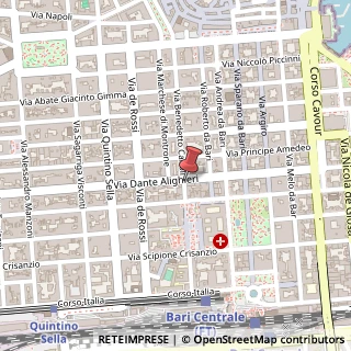 Mappa Via Dante Alighieri, 130, 70122 Bari, Bari (Puglia)