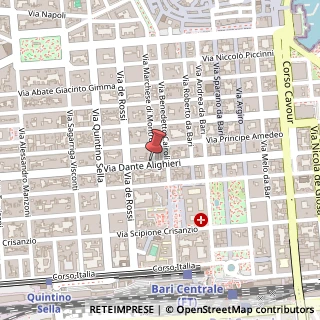 Mappa Via Marchese di Montrone, 128, 70122 Bari, Bari (Puglia)