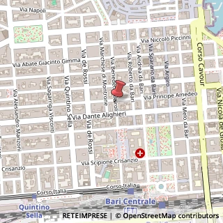 Mappa Via Benedetto Cairoli, 113, 70122 Bari, Bari (Puglia)