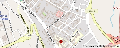 Mappa Benevento