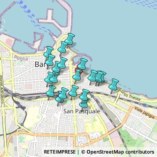 Mappa Via Cardassi, 70121 Bari BA, Italia (0.768)