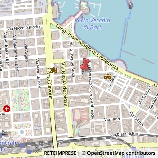 Mappa Via Matteo Renato Imbriani, 69, 70121 Bari, Bari (Puglia)