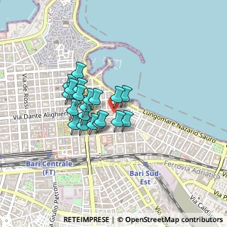 Mappa Via Vincenzo de Romita, 70121 Bari BA, Italia (0.335)