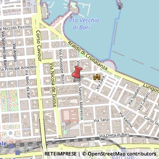 Mappa Via Cardassi, 72, 70121 Bari, Bari (Puglia)