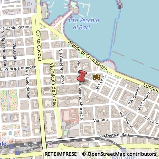 Mappa Via Abbrescia, 50, 70121 Bari, Bari (Puglia)