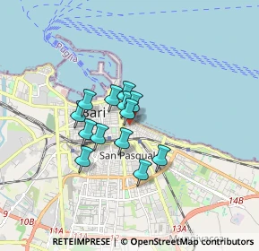 Mappa Via Vincenzo de Romita, 70121 Bari BA, Italia (1.19)