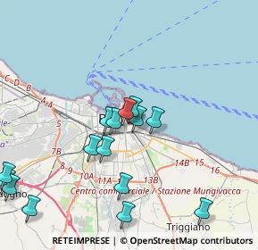 Mappa Via Vincenzo de Romita, 70121 Bari BA, Italia (4.61933)