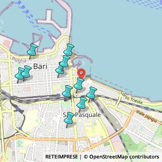 Mappa Via Vincenzo de Romita, 70121 Bari BA, Italia (1.01182)