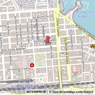 Mappa Via Dante Alighieri, 35, 70121 Bari, Bari (Puglia)