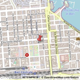 Mappa Via Antonio Beatillo, 43, 70121 Bari, Bari (Puglia)