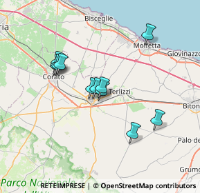 Mappa Via dei Floricoltori, 70037 Ruvo di Puglia BA, Italia (6.27273)