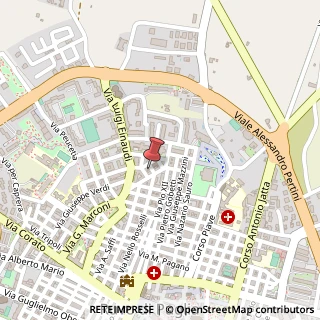 Mappa Via Sidney Sonnino,  5, 70037 Ruvo di Puglia, Bari (Puglia)
