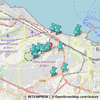 Mappa Strada Vicinale del Tesoro, 70132 Bari BA, Italia (1.71267)