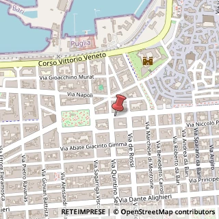 Mappa Corso Vittorio Emanuele, 142, 70122 Bari, Bari (Puglia)