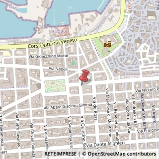 Mappa Corso Vittorio Emanuele, 150, 70122 Bari, Bari (Puglia)