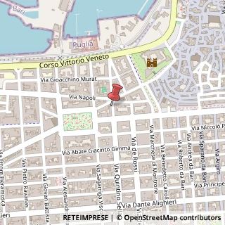 Mappa Via Gaetano Latilla, 11-11/A, 70122 Bari, Bari (Puglia)