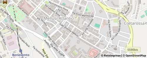 Mappa Benevento