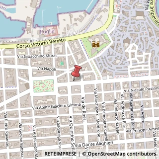 Mappa Corso Vittorio Emanuele, 171, 70122 Bari, Bari (Puglia)