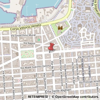 Mappa Corso Vittorio Emanuele, 124, 70122 Bari, Bari (Puglia)