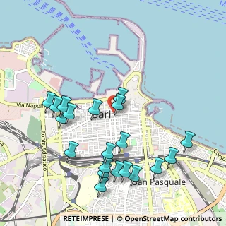 Mappa Via Francesco Lombardi, 70122 Bari BA, Italia (1.183)