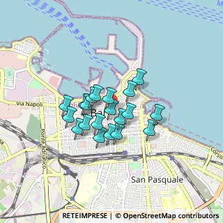 Mappa Via Francesco Lombardi, 70122 Bari BA, Italia (0.6375)