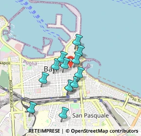 Mappa Via Benedetto Petrone, 70122 Bari BA, Italia (0.72846)