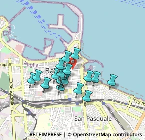 Mappa Via Benedetto Petrone, 70122 Bari BA, Italia (0.749)