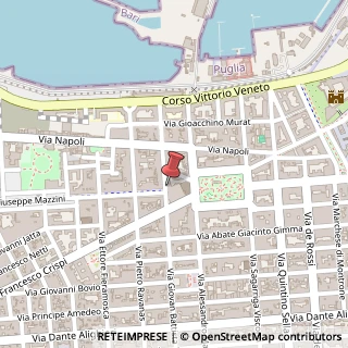 Mappa Via Trevisani, 54 A, 70123 Bari, Bari (Puglia)