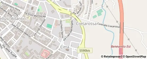 Mappa Benevento