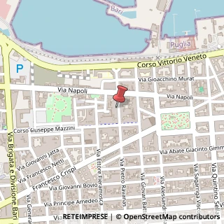 Mappa Via Pietro Ravanas, 41, 70122 Modugno, Bari (Puglia)