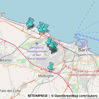 Mappa Via Nicola Cacudi, 70100 Bari BA, Italia (2.885)