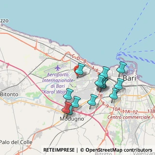 Mappa Via Nicola Cacudi, 70100 Bari BA, Italia (3.71714)