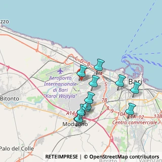 Mappa Via Nicola Cacudi, 70100 Bari BA, Italia (3.915)