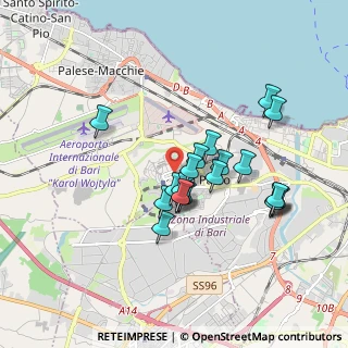 Mappa Via Nicola Cacudi, 70100 Bari BA, Italia (1.651)