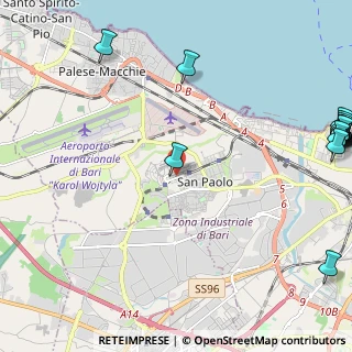 Mappa Via Nicola Cacudi, 70100 Bari BA, Italia (3.836)