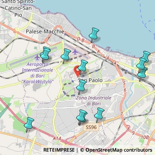 Mappa Via Nicola Cacudi, 70100 Bari BA, Italia (2.57769)