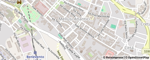 Mappa Benevento