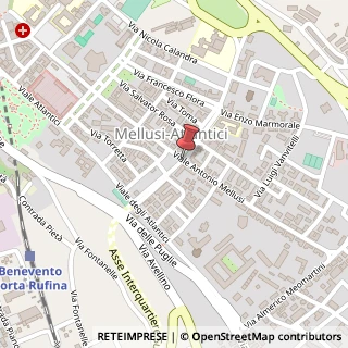 Mappa Viale Antonio Mellusi, 82100 Benevento BN, Italia, 82100 Benevento, Benevento (Campania)