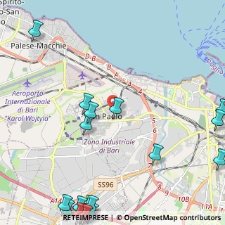 Mappa Via Giovanni Candura, 70132 Bari BA, Italia (3.828)