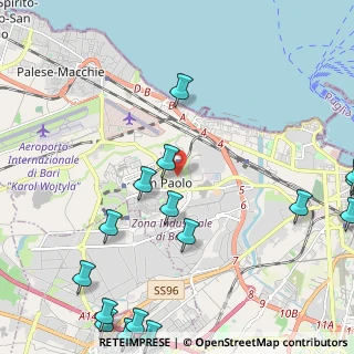 Mappa Via Giovanni Candura, 70132 Bari BA, Italia (3.6345)