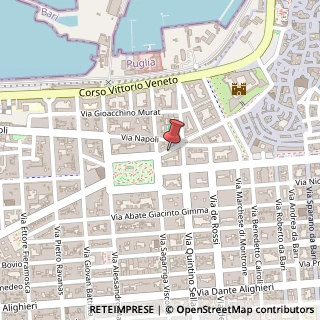 Mappa Via San Francesco D'Assisi, 19, 70122 Bari, Bari (Puglia)