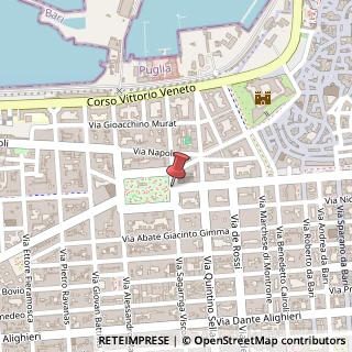 Mappa Piazza Giuseppe Garibaldi,  37, 70122 Bari, Bari (Puglia)
