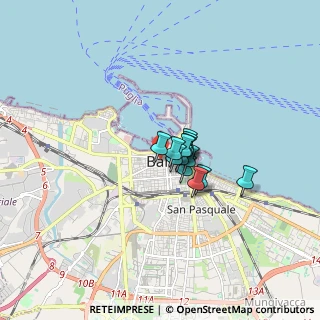Mappa Piazza G. Garibaldi, 70122 Bari BA, Italia (0.86923)