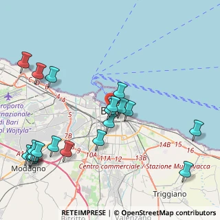 Mappa Piazza G. Garibaldi, 70122 Bari BA, Italia (5.4045)
