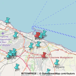 Mappa Piazza G. Garibaldi, 70122 Bari BA, Italia (6.05188)