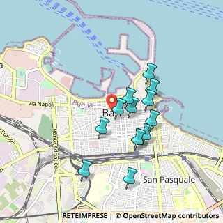 Mappa Piazza G. Garibaldi, 70122 Bari BA, Italia (0.83462)