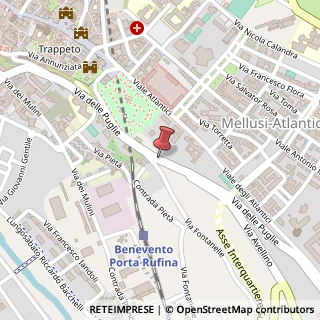 Mappa Via delle Puglie, 28, 82100 Benevento, Benevento (Campania)