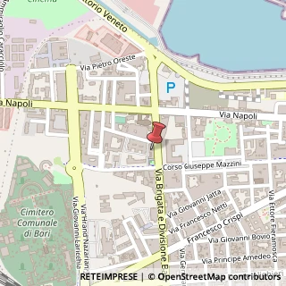 Mappa Via Brigata Regina, 58, 70123 Bari, Bari (Puglia)