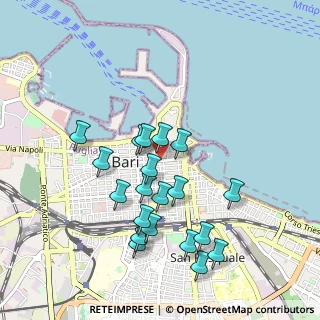 Mappa 70122 Bari BA, Italia (0.9875)