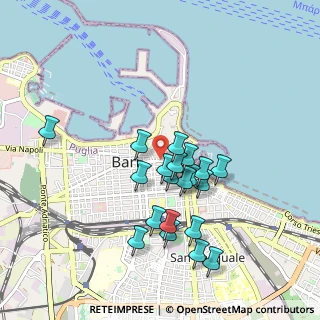 Mappa 70122 Bari BA, Italia (0.8905)